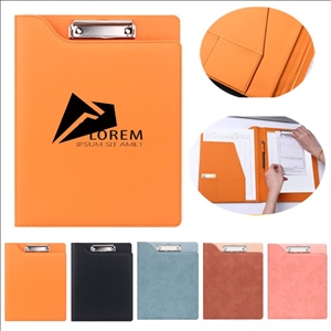 Multi-Pocket Organizer PU Leather A4 Writing Board Padfolio
